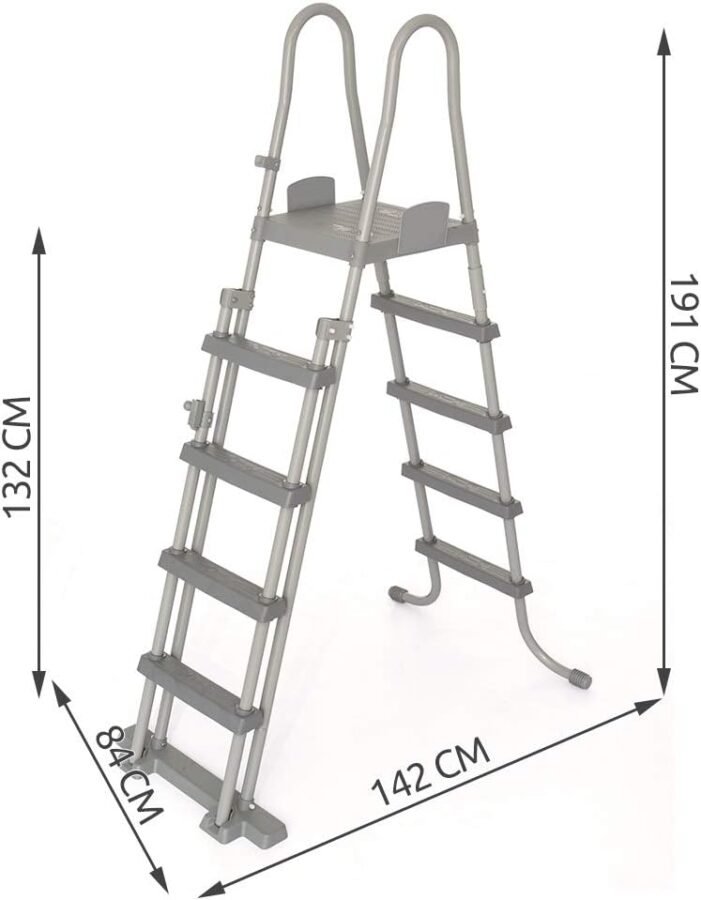 medidas de la escalera